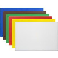 Hygiplas Low Density Antibacterial 6-Piece Chopping Board Set 450x300x10mm