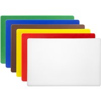 Hygiplas Low Density 6-Piece Chopping Board Set 455x305x20mm