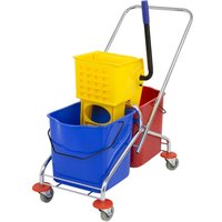 Jantex Dual Bucket Mop Wringer with Frame