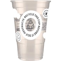 eGreen Printed 2-in-1 Flexy Pint Glass CE Marked (1000 Pack)