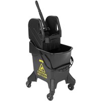 Jantex 21Ltr Tall Mop Bucket and Wringer - Yellow Print