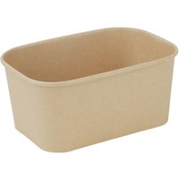 Fiesta Recyclable Rectangular Food Containers 1000ml (300 Pack)