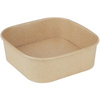 Fiesta Recyclable Square Container Bases 1000ml (300 Pack)
