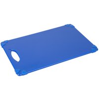 Hygiplas Commercial Grip Chopping Board Blue 458x306mm