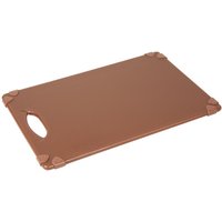 Hygiplas Commercial Grip Chopping Board Brown 458x306mm