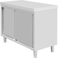 Vogue Standing Floor Cupboard Stainless Steel 900x1200x600mm