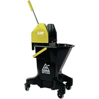 SYR Long Tall Sally Recycled Plastic Mop Bucket and Wringer 16Ltr Yellow