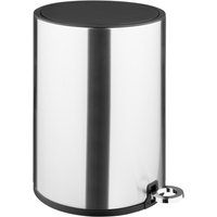 Jantex Pedal Bin Brushed Steel 6Ltr