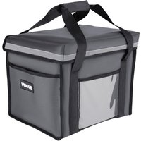 Vogue Insulated Folding Delivery Bag Grey 380x305x380mm