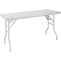Vogue Stainless Steel Folding Work Table 1220x610x780mm