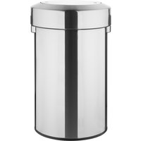 Bolero Bin with Swing Lid Brushed Steel 70Ltr