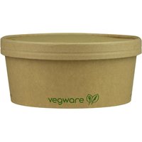 Vegware Round Food Containers Kraft 150-Series 750ml (300 Pack)