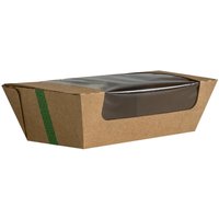 Vegware Microflute Hinged Hot Boxes with Windows 8x5" (250 Pack)