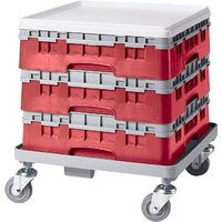 Cambro Camrack Red 20 Compartments Max Glass Height 279mm