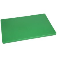 Hygiplas Thick Low Density Green Chopping Board 450x300x20mm