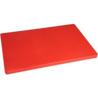 Hygiplas Thick Low Density Red Chopping Board Large 600x450x20mm