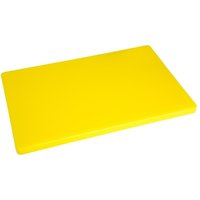 Hygiplas Thick Low Density Yellow Chopping Board 450x300x20mm