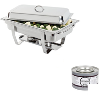 Special Offer Milan Chafer Set And 24 Olympia Chafing Gel Fuel Tins