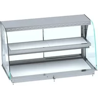 CombiSteel Drop-In Curved Heated Ceramic Display - WHITE 5/1
