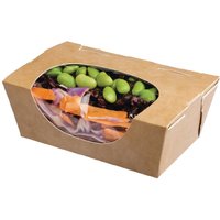 Colpac Zest Compostable Kraft Small Salad Boxes 500ml / 17oz (500 pack)