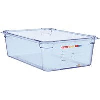 Araven ABS Food Storage Container Blue GN 1/1 150mm