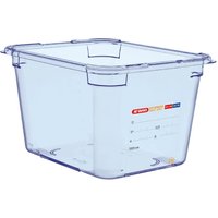 Araven ABS Food Storage Container Blue GN 1/2 200mm