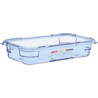 Araven ABS Food Storage Container Blue GN 1/3 65mm