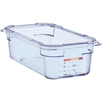 Araven ABS Food Storage Container Blue GN 1/3 100mm