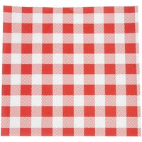 Greaseproof Paper Sheets Red Gingham 250 x 250mm (200 pack)