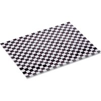 Was Germany Wrap & Go Burger Paper Black and White Set, 25 x 20 cm, Pack of 1000