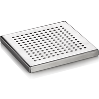 Was Germany Drip Tray Chrome Nickel Steel 15.5 x 15.5 x 1.5 cm