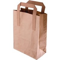 Fiesta Recyclable Brown Paper Bag with Handles Large (250 Pack)
