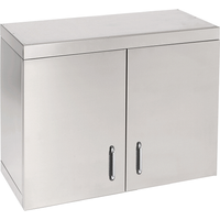 Parry WCH750 - Stainless Steel Hinged Double Door Wall Cupboard