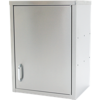 Parry WCH450 - Stainless Steel Hinged Wall Cupboard Single Door