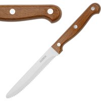 Olympia Rounded Steak Knives with PP Wood Effect Handles (12 Pack)