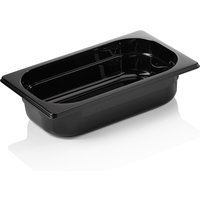 Was Germany GN Container Black Polycarbonate 1/4-065 mm
