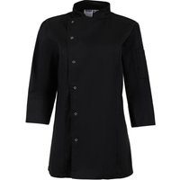 Whites Ladies Fitted Chef Jacket Black Size XS