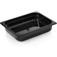 Was Germany GN Container Black Polycarbonate 1/2-065 mm