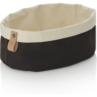 Was Germany Bread Bag, Reversible Cotton, Black/Cream, 25x18x12 cm