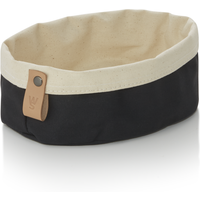 Was Germany Bread Bag, Reversible Cotton, Black/Cream, 19x15x10 cm
