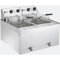 Parry NPDF6 - Double Table Top Electric Fryer