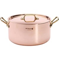 De Buyer Inocuivre Round Stewpan with Lid Brass 24cm