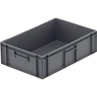 Grey Solid Stacking Container Large 600x400x175mm