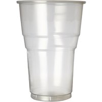 eGreen Premium Flexy-Glass Recyclable Pint To Brim Glasses UKCA CE Marked 568ml (1000 pack)