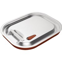 Vogue Stainless Steel and Silicone Sealable 1/2 Gastronorm Lid