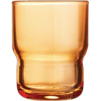 Arcoroc Log Brush Orange Tumblers 160ml (48 Pack)