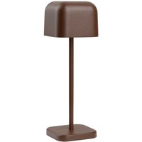 Olympia Lucca Table Lamp Squared Dome Chestnut 200mm
