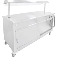 Parry MSF12G - Mobile Flat Top Servery With Gantry