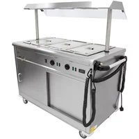 Parry MSB12G - Mobile Bain Marie Servery With Gantry