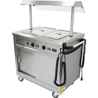 Parry MSB9G - Mobile Bain Marie Servery With Gantry
